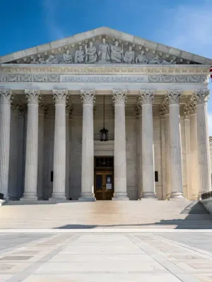 United States Supreme Court building, symbol of national justice