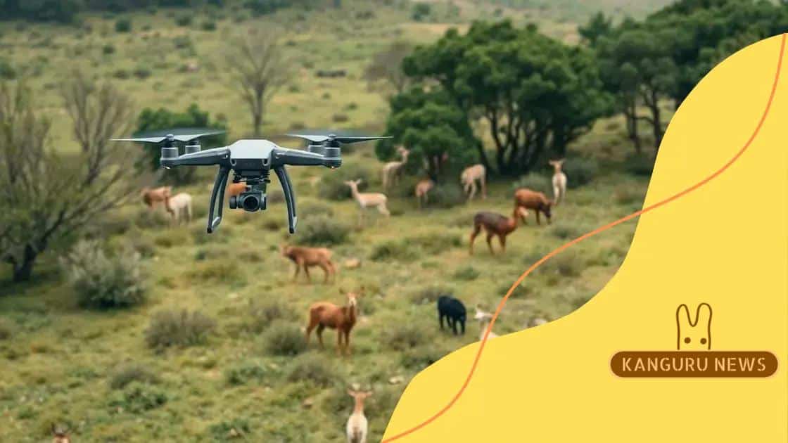 Key applications of drones in conservation