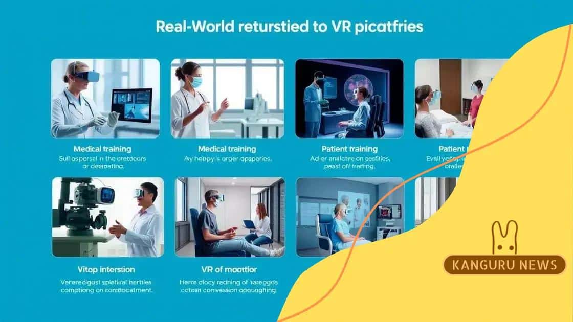 Real-world applications of VR technologies