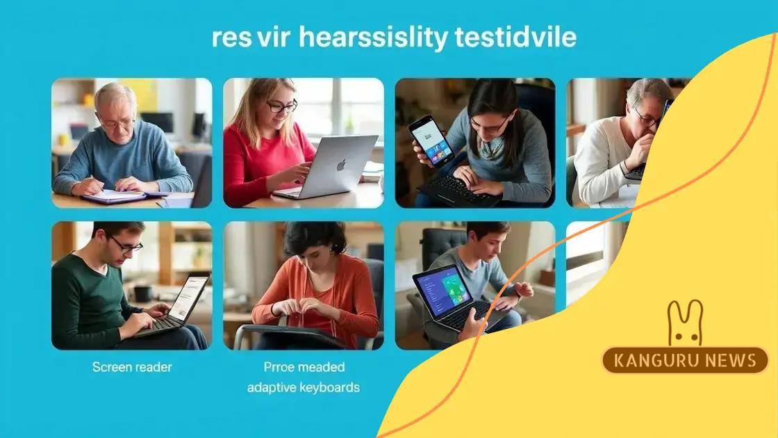 Examples of technology improving accessibility