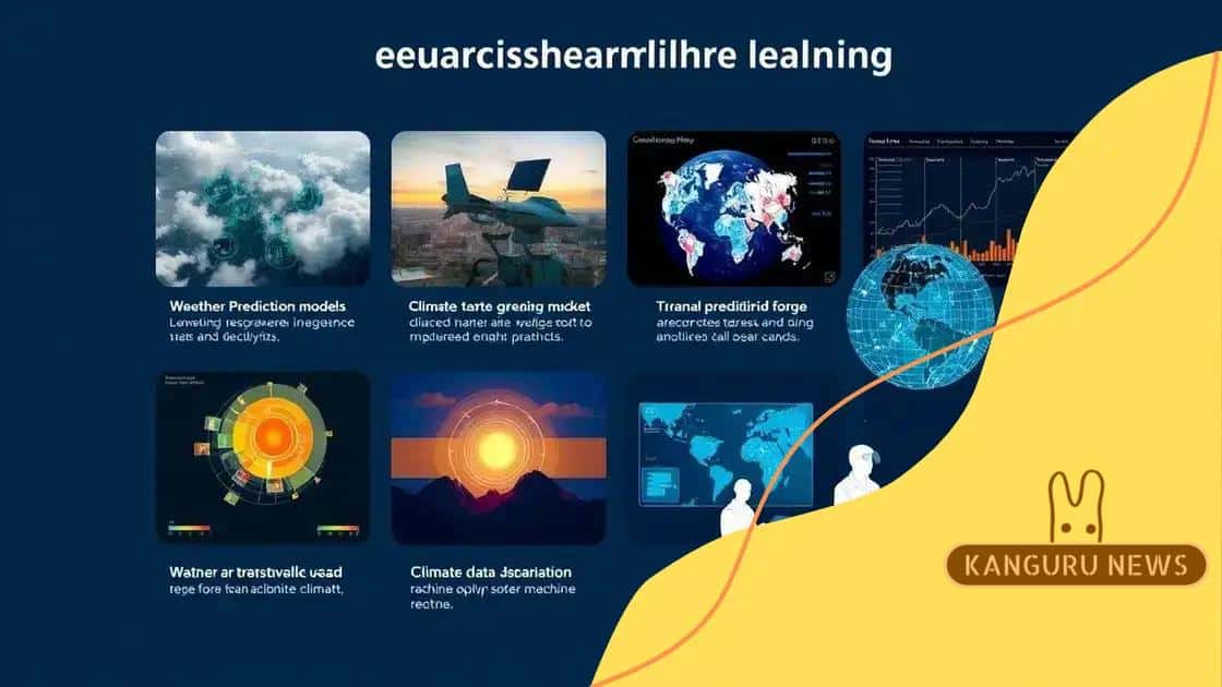 Real-world applications of machine learning in climate science