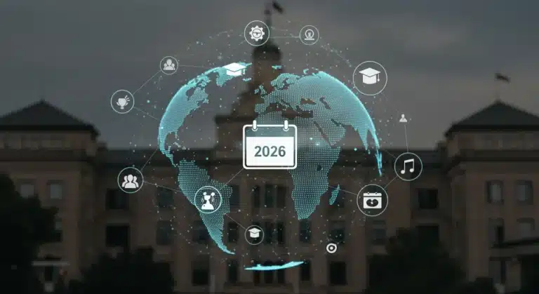 Global online education system with accreditation standards for 2026